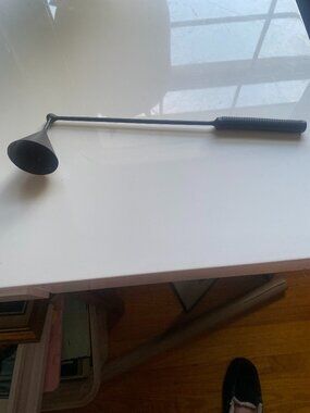 Contemporary Black Metal Candle Snuffer